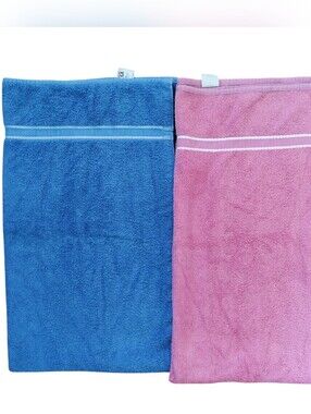 Vintage Cannon Bath Towels Cotton Terry Stripe